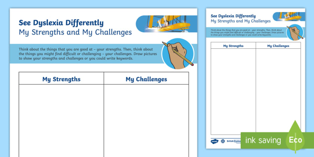My Strengths And Challenges Worksheet / Worksheet – MZCJW