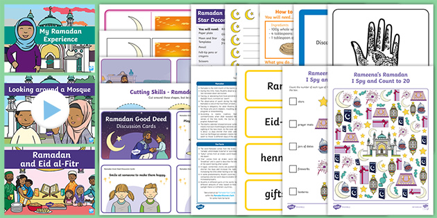 EYFS Ramadan and Eid School Closure Activity Pack (Ages 3 - 5)