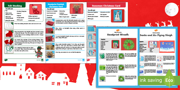 Christmas Crafts Pack (teacher made)
