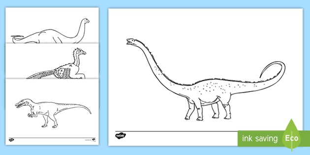 Dinosaur Games online - Dinosaur coloring pages