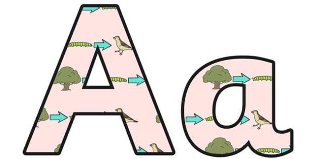 Feeding Relationships Small Lowercase Display Lettering