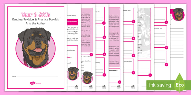 year 6 sats survival reading revision practice arlo the