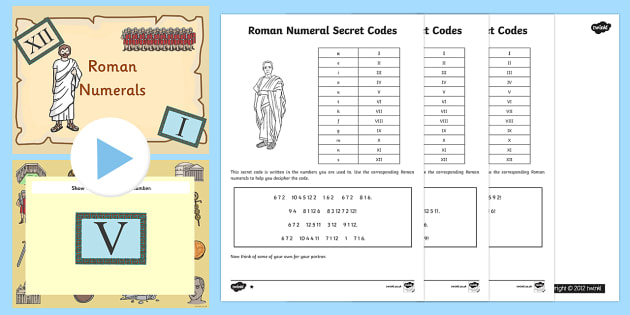 roman numerals resources pack teacher made