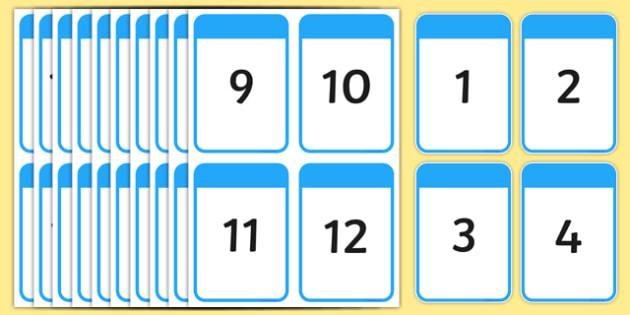 number printable 3 digit cards numbers, cards, Cards 1 0 Digit digit 20 120  digit, cards,