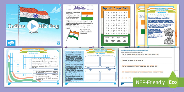 All About Indian Republic Day Resource Pack (age 8-11)