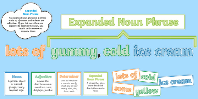 What Is An Expanded Noun Phrase Example