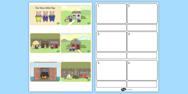 The Three Little Pigs Story Sequencing Simplified - australia