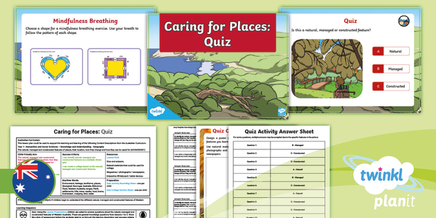 Year 1 HASS Geography Caring for Places Lesson 4 Quiz