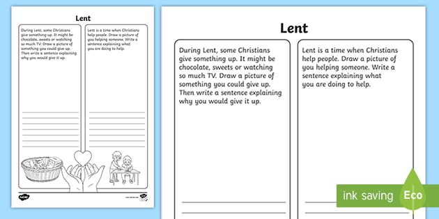 KS1 Lent