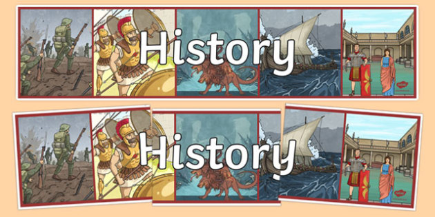 Free History Display Banner Teacher Made