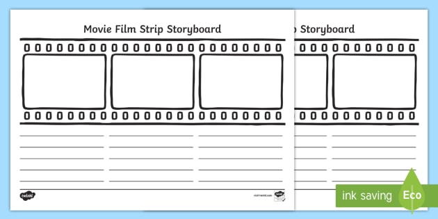 Video Storyboard Template Writing Resources Printable