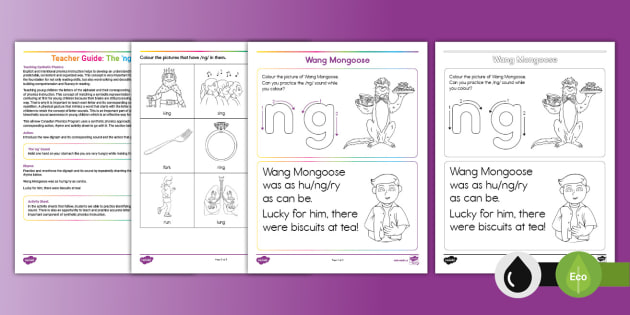 Phonics Canada: The 'ng' Sound (teacher made)