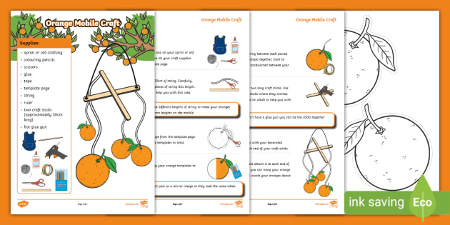 Orange Art Activities | twinkl.co.uk