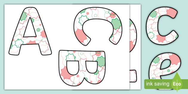 UAE Themed Display Lettering (teacher made)