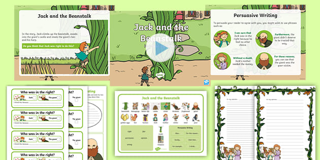 KS1 Jack and the Beanstalk Hot-Seating Debate Activity Pack