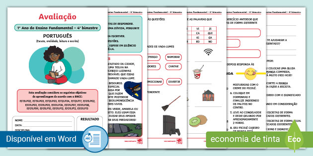 Jogos educativos do 4º Ano de Língua Portuguesa