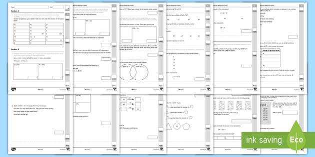 Year 6 Maths Test - Assessment - SATs Revision