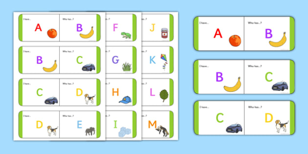 Alphabet Loop Cards Teacher Made