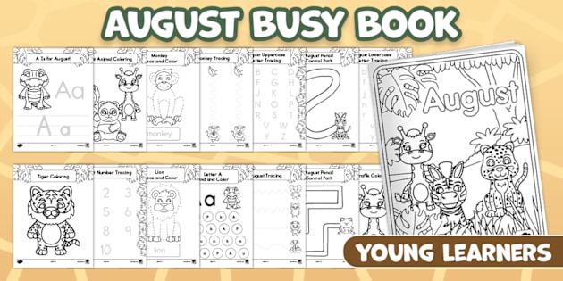 August Busy Book