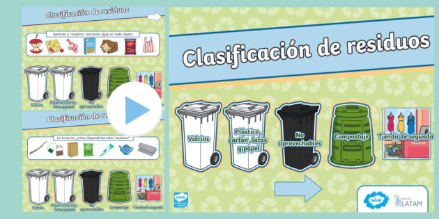 Actividad de reciclaje para niños Twinkl Colombia