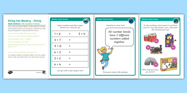 White Rose Maths Compatible Year 1 Number Bonds to 10