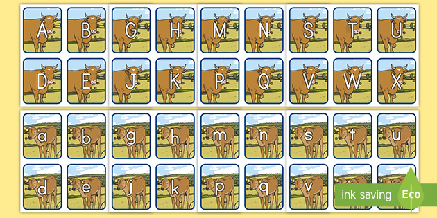 Farm Animal Alphabet