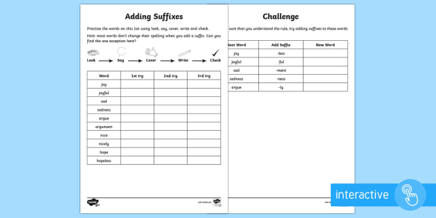 Spelling Worksheets Adding Ing<br/>