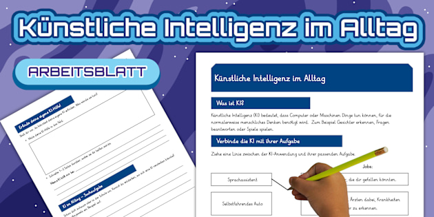 Knstliche Intelligenz im Alltag - Arbeitsblatt