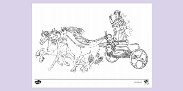 gods and goddesses coloring pages