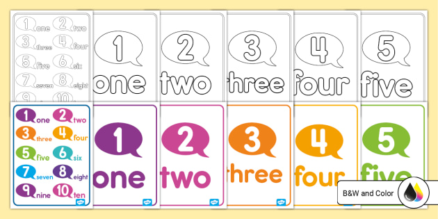 One, two, three, four, 1 to 10 - Number For Children