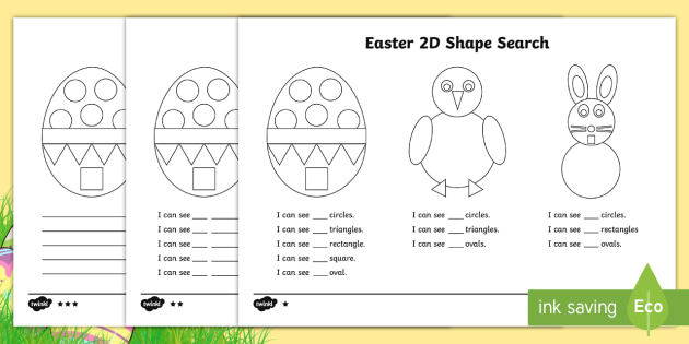 Worksheet Colours and Shapes<br/>