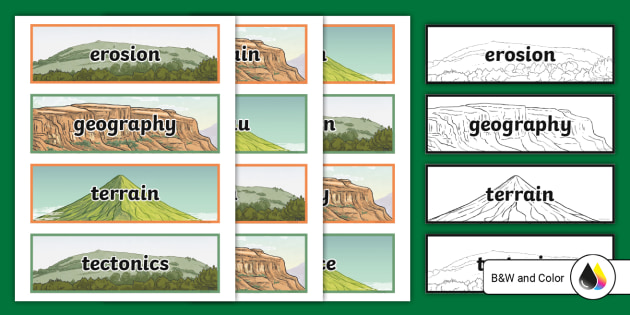 examples of landforms for kids