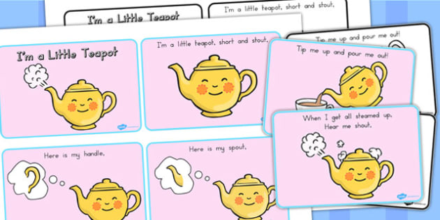 I'm A Little Teapot Story Sequencing (teacher Made)