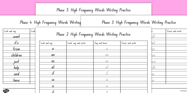 Tips for Teaching High Frequency and Sight Words