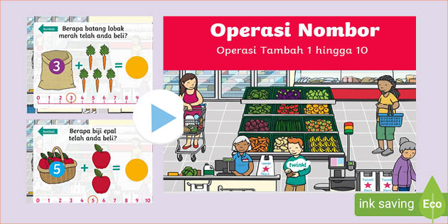 Operasi Tambah 1 Hingga 10