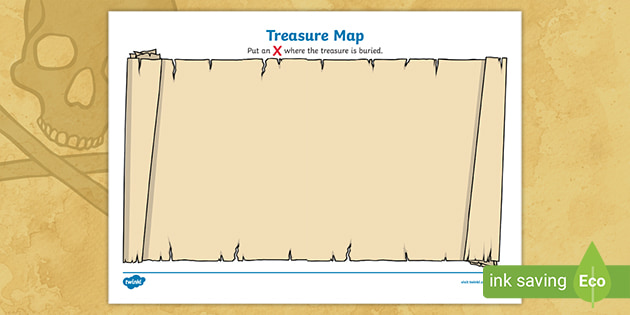 printable treasure map paper