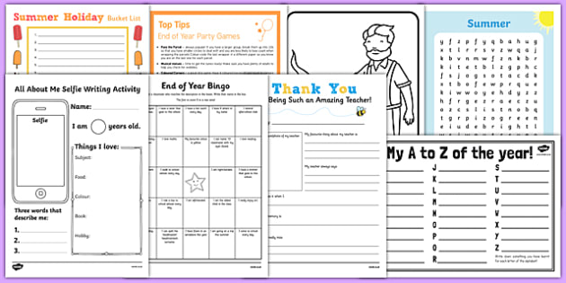 Top 10 KS1 End Of Term Activities Pack teacher Made 