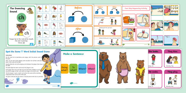 Speech Pathology Worksheets Taster Pack | Primary Resources