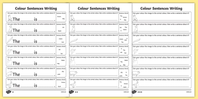 color-sentences-writing-worksheet-worksheet-pack-worksheet