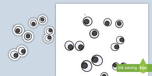 Printable Googly Eyes, Worksheet, Education.com