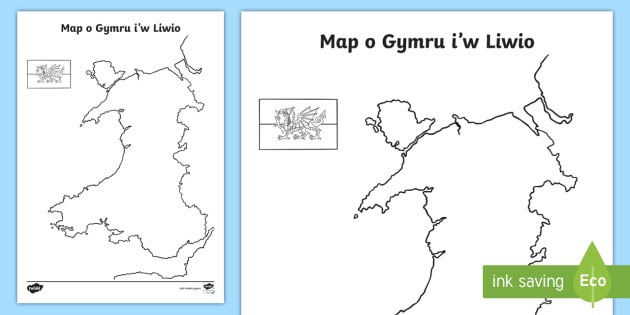 Map O Gymru Adnoddau Hanfodol Defnyddiol Gwych I Athrawon   Wl G 10 Map O Gymru Iw Liwio Ver 1 