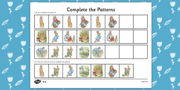 the-tale-of-peter-rabbit-complete-the-pattern-worksheet-twinkl