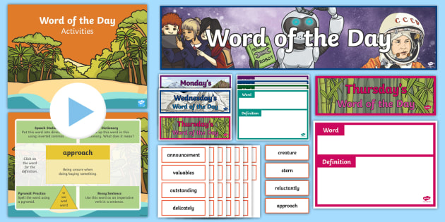 Year 3 Autumn 1 Word of the Day Display Pack (teacher made)