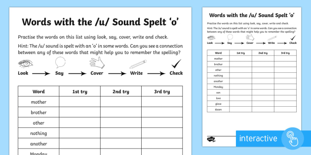 year-2-spelling-practice-u-sound-spelt-o-worksheet