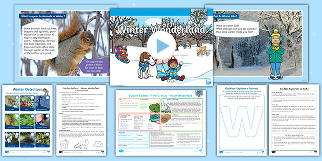 Outdoor Explorers EYFS Winter Lesson 1 Winter Wonderland