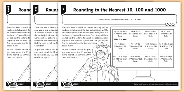 Rounding to the nearest 10 Worksheets