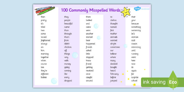 100-most-misspelled-words-commonly-misspelled-words-list