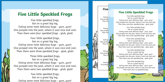 the frogs lyrics