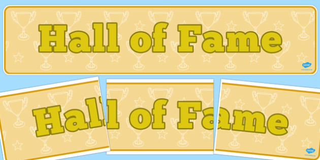 Hall Of Fame Display Banner Teacher Made