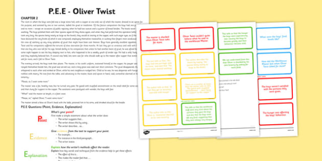 point-evidence-explanation-activity-oliver-twist-point